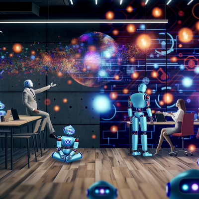 Robots no local de trabalho