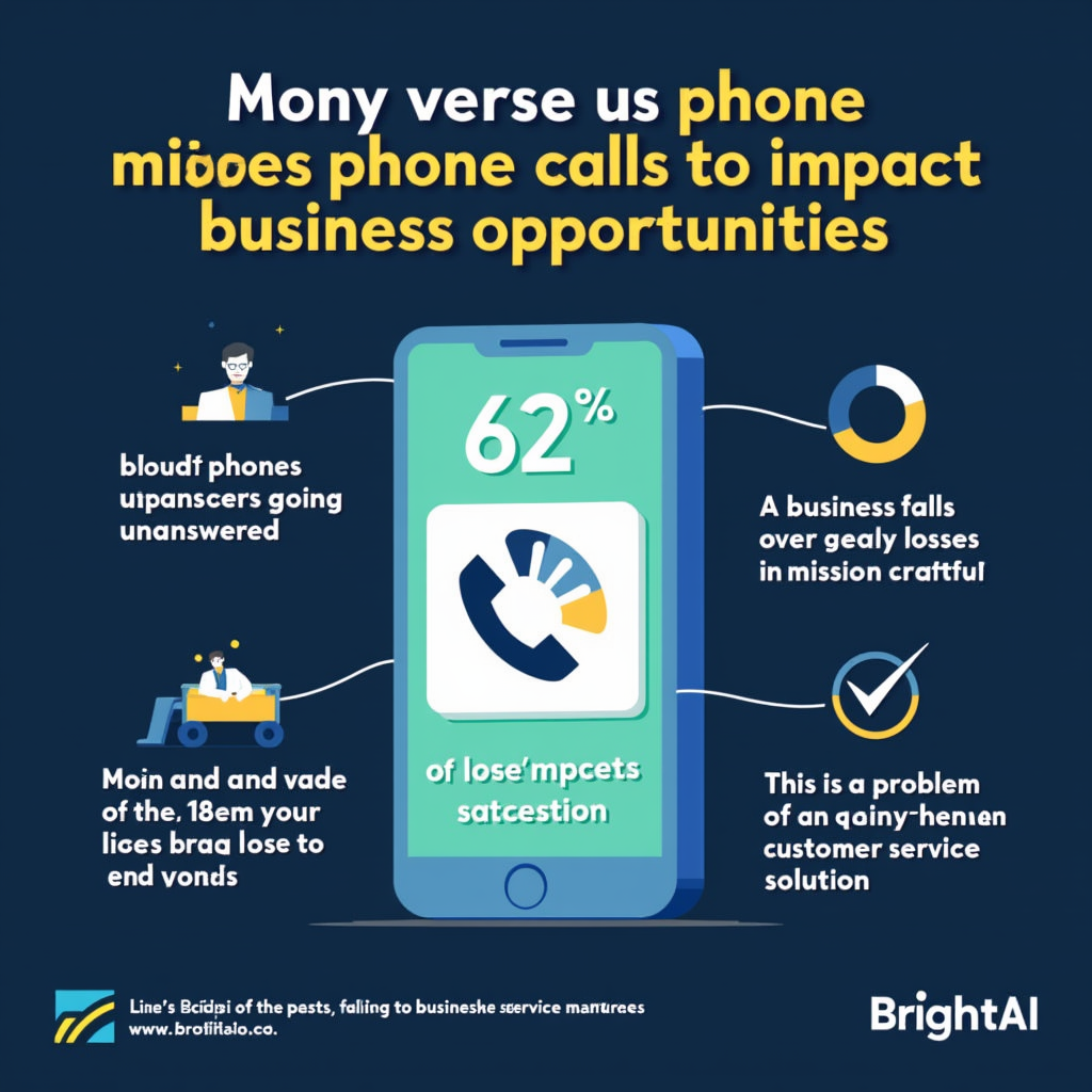 62% das chamadas telefónicas não são atendidas.